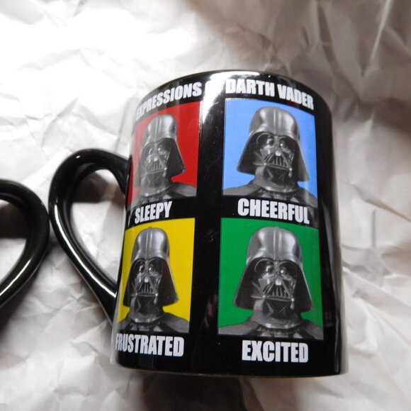set of 2 star wars expression 14 oz coffee mugs darth vader storm trooper - Picture 13 of 16